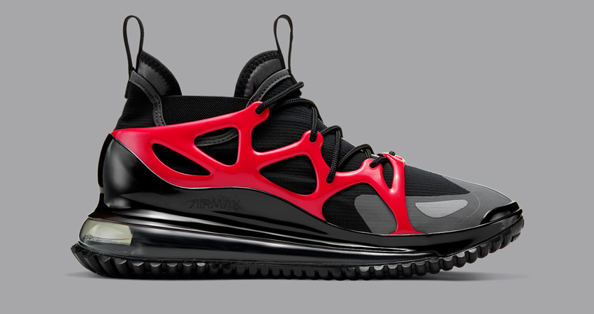 The Nike Air Max 720 Horizon Dressed Up In A Black University Red Colorways 02