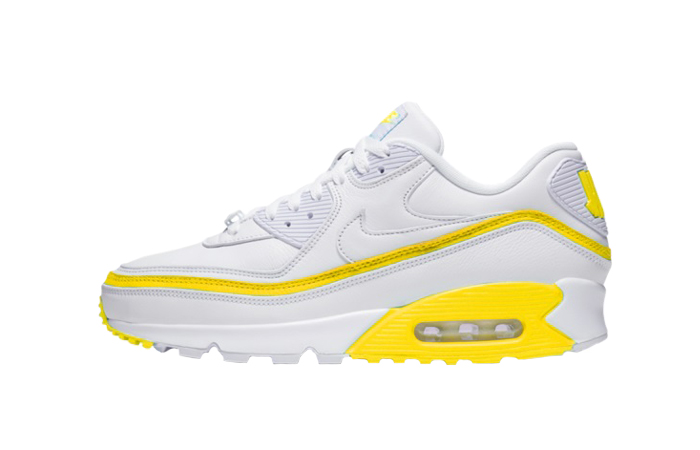UNDEFEATED Nike Air Max 90 White Yellow CJ7197-101 01