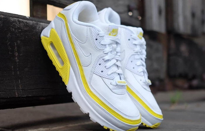 UNDEFEATED Nike Air Max 90 White Yellow CJ7197-101 03