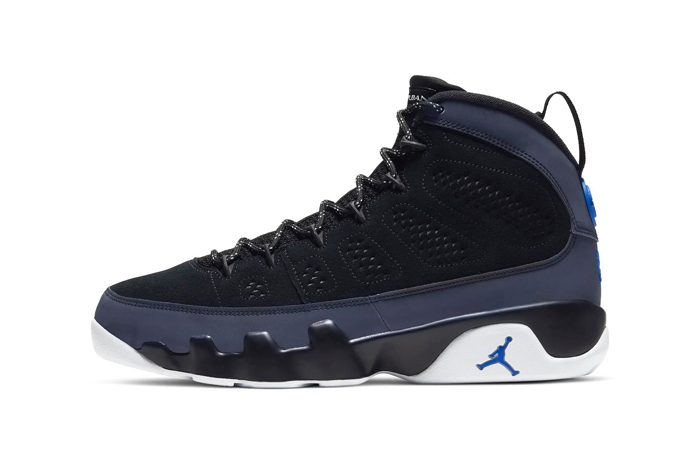Air Jordan 9 Dressed Up With Black Velvet And Hyper Blue Colorways