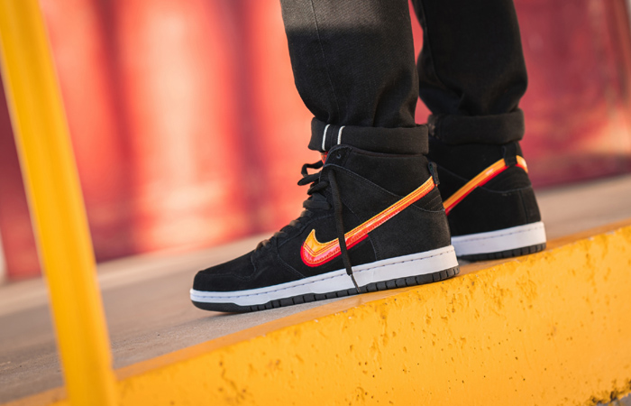 Best Look At The Nike SB Dunk High Truck It Pack Fire Black