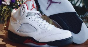 First Look At The Nike Air Jordan 5 OG Fire Red Silver Tongue 01