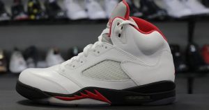 First Look At The Nike Air Jordan 5 OG Fire Red Silver Tongue