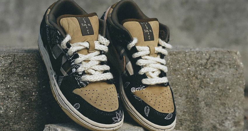 More Images Are Here Of Travis Scott Nike SB Dunk Low Cactus Jack ...