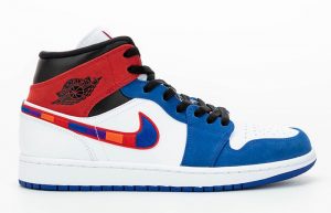Nike Air Jordan 1 Mid Blue Red 852542-146 03