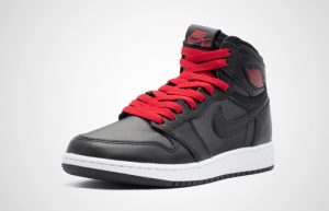 Nike Air Jordan 1 Retro High OG GS Satin Black 575441-060 02