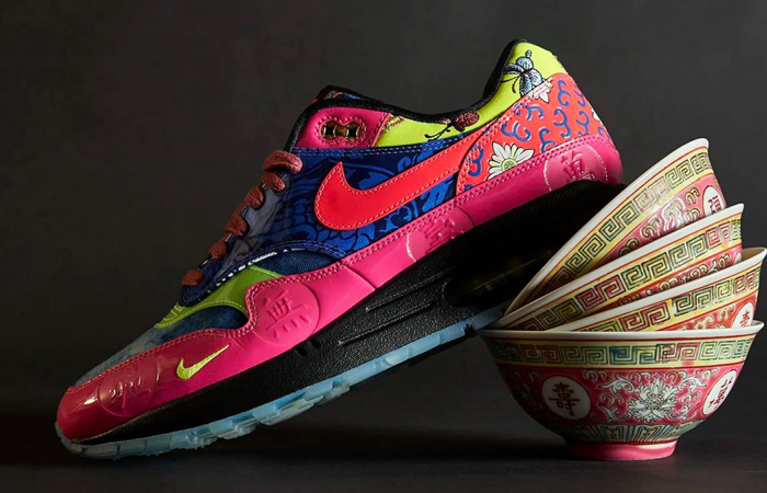 The Nike Air Max 1 Premium Chinese New Year Game Royal Inspired From Traditional Artist's Impression