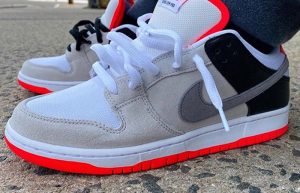 Nike SB Dunk Low Infrared Navy CD2563-004 on foot 01