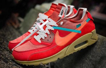 Off white air 2025 max 90 university red