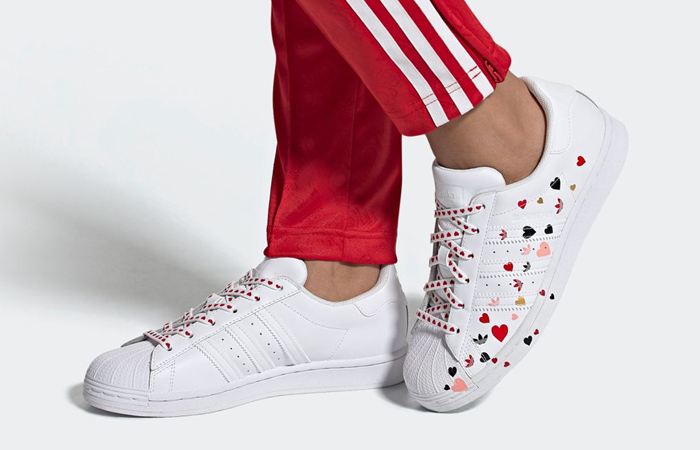 The Upcoming adidas Superstar 'Love' Will Be Perfect For Valentine's Day