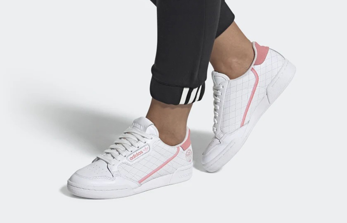 adidas Continental 80 Glory Pink FV3918 on foot 01