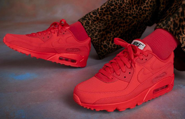 A Futuristic Graphics Can Be Seen In The Nike Air Max 90 By You Pack