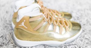 Closer Look At The Air Jordan 11 OVO “Metalic Gold” 01