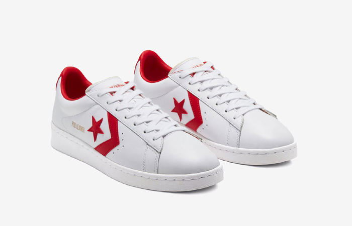 Converse Pro Leather Low Red White 