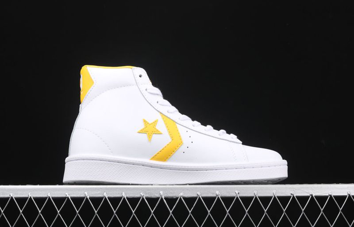 Converse Pro Leather Mid Yellow White 166812C 03