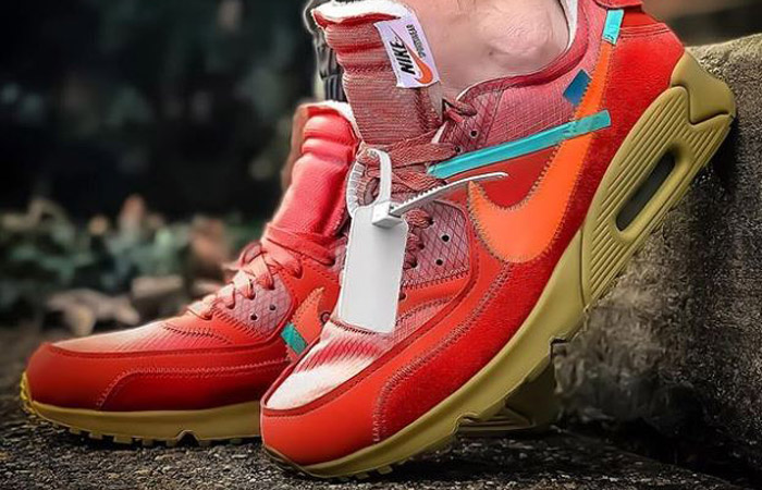 Introduce Yourself With The Off-White Nike Air Max 90 "Orange Red"
