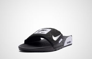 Nike Air Max 90 Slide Black White BQ4635-002 02