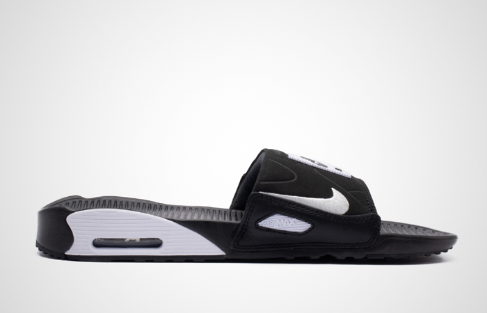 Nike Air Max 90 Slide Black White BQ4635-002 03