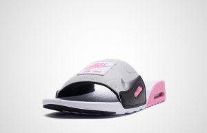 Nike Air Max 90 Slide Grey Pink BQ4635-100 05
