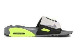 Nike Air Max 90 Slide Grey Yellow BQ4635-001 06
