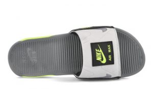 Nike Air Max 90 Slide Grey Yellow BQ4635-001 07