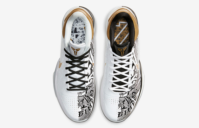 Nike Kobe 5 Protro White Golden CT8014-100 04