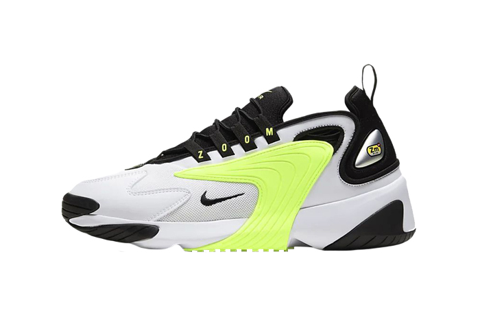 nike zoom 2k white and lime