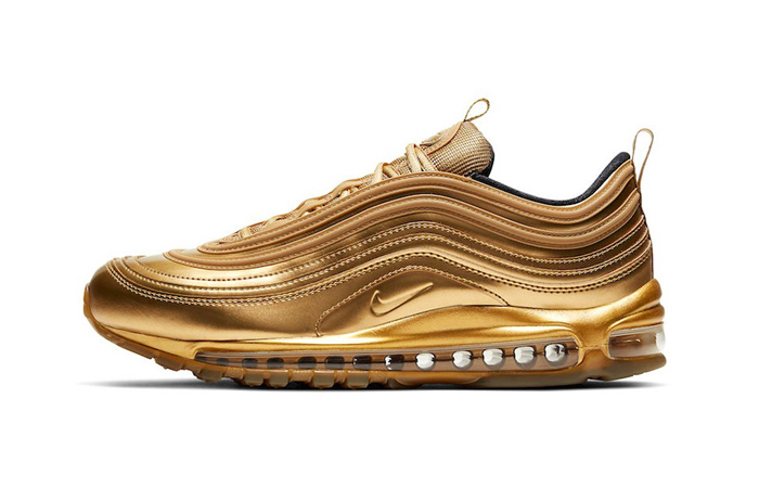 The Luxurious Look Of Nike Air Max 97 "Gold Medal" You Have Never Seen Before