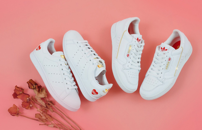 adidas Dressed Up Their Stan Smith And Continental 80 Silhouettes For Valentine's Day