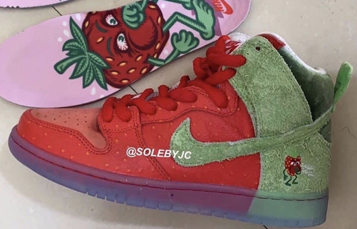 First Look At The Todd Bratrud Nike SB Dunk High "Strawberry Cough"