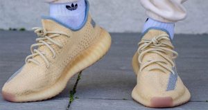 Here Comes The On Foot Look Of Yeezy Boost 350 V2 Linen 02