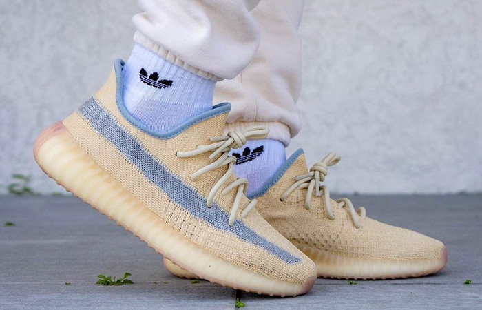 Here Comes The On Foot Look Of Yeezy Boost 350 V2 "Linen"
