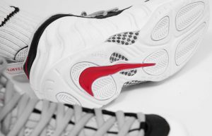 Nike Air Foamposite Pro Chalk White 624041-103 on foot 03
