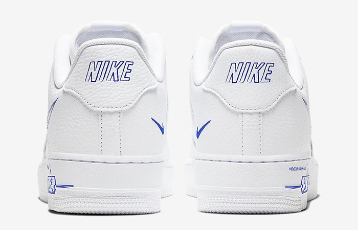 Nike Air Force 1 Low Blue Sketch White CW7581-100 04