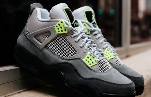 Nike Air Jordan 4 Retro LE Neon Grey CT5342-007 02