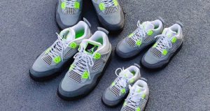 Nike Air Jordan 4 Retro LE Neon Grey Comes As A Family Pack 01