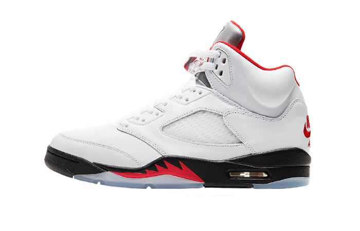 Nike Air Jordan 5 Retro Fire Red White 