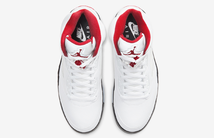 Nike Air Jordan 5 Retro Fire Red White DA1911-102 04