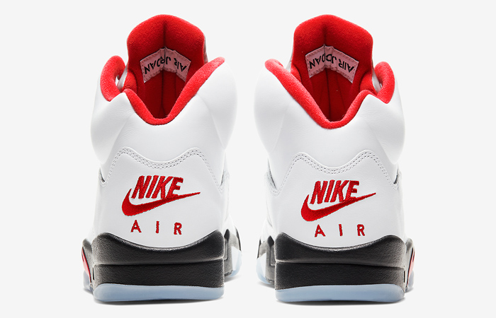 Nike Air Jordan 5 Retro Fire Red White DA1911-102 05