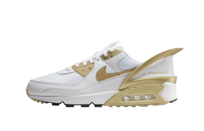 Nike Air Max 90 FlyEase Metalic Gold CU0814-100 - Where To Buy - Fastsole