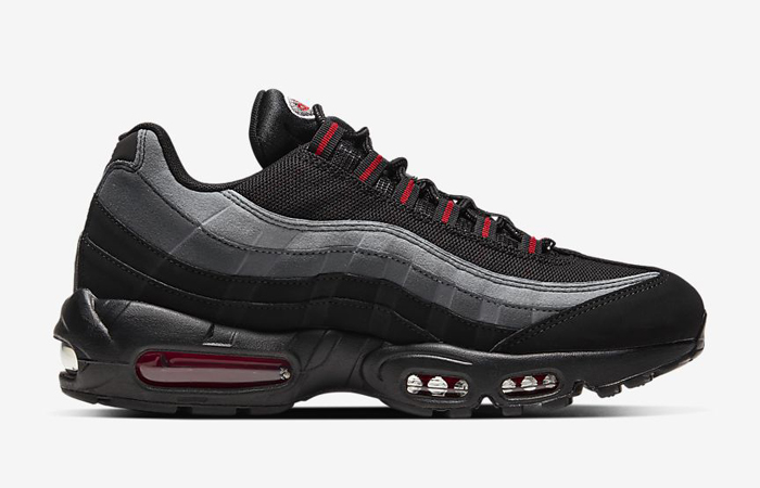 nike air max 95 black and red