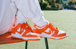 Nike Dunk Low Orange Blaze 'Syracuse' CU1726-101 on foot 01