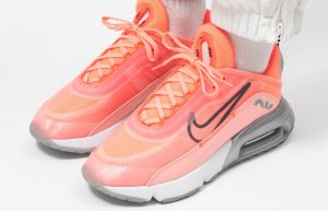 Nike Womens Air Max 2090 Lava Glow CT7698-600 on foot 01