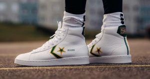 On Foot Look At The Converse Pro Leather Mid Celtics 01