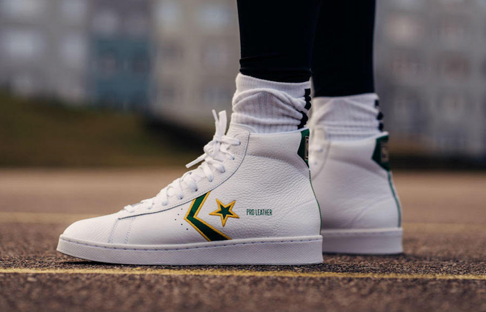 On Foot Look At The Converse Pro Leather Mid Celtics