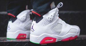 air jordan 6 hare on feet