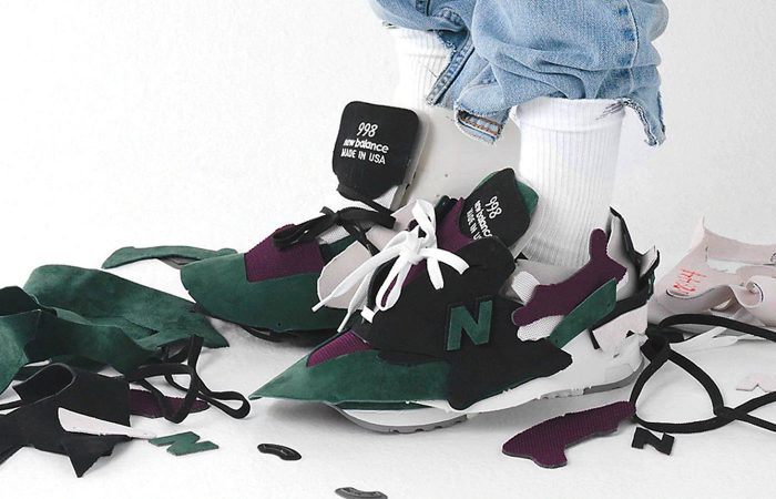 The New Balance Made In US 998 Dressed Up In A Stunning Messy look