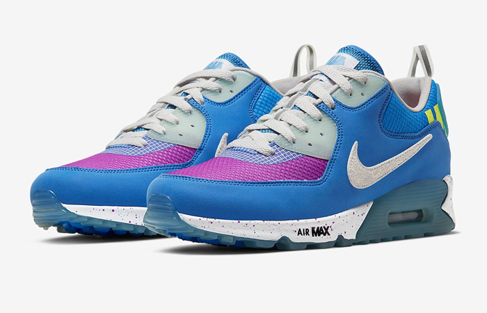 UNDEFEATED x Nike Air Max 90 University Blue CQ2289-400 02