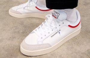 adidas Americana Low White Red EF6385 on foot 01