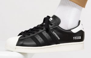 adidas Superstar Black Leather FV2809 on foot 01